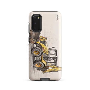 Furrow & Fields Tough case for Samsung® Matte / Samsung Galaxy S20 Terex 860 Elite Pencil Sketch | Tough case for Samsung® Quality Farmers Merch
