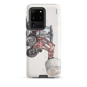 Furrow & Fields Tough case for Samsung® Matte / Samsung Galaxy S20 Ultra Massey Ferguson 3070 Autotronic Pencil Sketch | Tough case for Samsung® Quality Farmers Merch