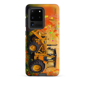 Furrow & Fields Tough case for Samsung® Matte / Samsung Galaxy S20 Ultra Massey Ferguson 50E Splash Art | Tough case for Samsung® Quality Farmers Merch