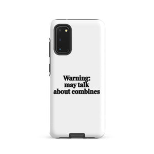Furrow & Fields Tough case for Samsung® Matte / Samsung Galaxy S20 Warning: May Talk About Combines | Tough case for Samsung® Quality Farmers Merch