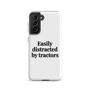 Furrow & Fields Tough case for Samsung® Matte / Samsung Galaxy S21 Easily Distracted By Tractors | Tough case for Samsung® Quality Farmers Merch
