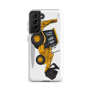 Furrow & Fields Tough case for Samsung® Matte / Samsung Galaxy S21 FE JCB 3CX Sitemaster SRS | Tough case for Samsung® Quality Farmers Merch