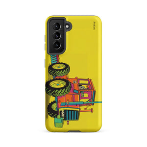 Furrow & Fields Tough case for Samsung® Matte / Samsung Galaxy S21 FE Massey Ferguson 1200 Pop Art | Tough case for Samsung® Quality Farmers Merch