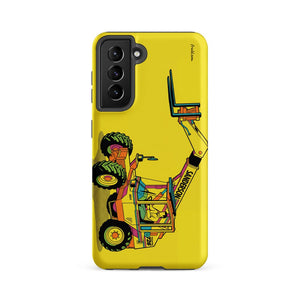 Furrow & Fields Tough case for Samsung® Matte / Samsung Galaxy S21 FE Sanderson 726 Teleporter Pop Art | Tough case for Samsung® Quality Farmers Merch