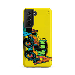 Furrow & Fields Tough case for Samsung® Matte / Samsung Galaxy S21 FE Terex 860 Elite Pop Art | Tough case for Samsung® Quality Farmers Merch
