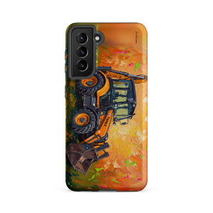 Furrow & Fields Tough case for Samsung® Matte / Samsung Galaxy S21 FE Terex 860 Elite Splash Art | Tough case for Samsung® Quality Farmers Merch