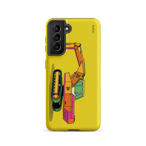 Furrow & Fields Tough case for Samsung® Matte / Samsung Galaxy S21 JCB 806 Pop Art | Tough case for Samsung® Quality Farmers Merch