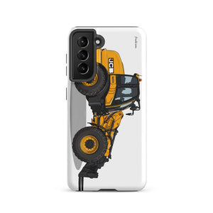 Furrow & Fields Tough case for Samsung® Matte / Samsung Galaxy S21 JCB TM420 | Tough case for Samsung® Quality Farmers Merch