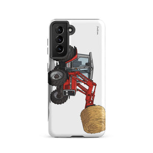 Furrow & Fields Tough case for Samsung® Matte / Samsung Galaxy S21 Massey Ferguson 3070 Autotronic | Tough case for Samsung® Quality Farmers Merch