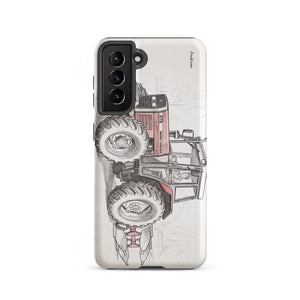 Furrow & Fields Tough case for Samsung® Matte / Samsung Galaxy S21 Massey Ferguson 375 Pencil Sketch | Tough case for Samsung® Quality Farmers Merch