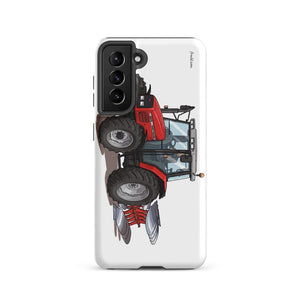 Furrow & Fields Tough case for Samsung® Matte / Samsung Galaxy S21 Massey Ferguson 6255 | Tough case for Samsung® Quality Farmers Merch