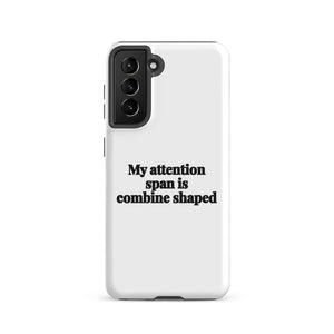Furrow & Fields Tough case for Samsung® Matte / Samsung Galaxy S21 My Attention Span Is Combine Shaped | Tough case for Samsung® Quality Farmers Merch