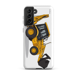 Furrow & Fields Tough case for Samsung® Matte / Samsung Galaxy S21 Plus JCB 3CX Sitemaster SRS | Tough case for Samsung® Quality Farmers Merch