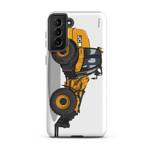 Furrow & Fields Tough case for Samsung® Matte / Samsung Galaxy S21 Plus JCB TM420 | Tough case for Samsung® Quality Farmers Merch