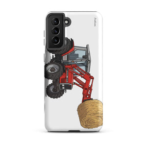 Furrow & Fields Tough case for Samsung® Matte / Samsung Galaxy S21 Plus Massey Ferguson 3070 Autotronic | Tough case for Samsung® Quality Farmers Merch