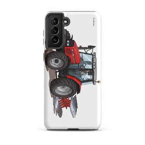 Furrow & Fields Tough case for Samsung® Matte / Samsung Galaxy S21 Plus Massey Ferguson 6255 | Tough case for Samsung® Quality Farmers Merch