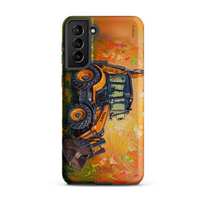 Furrow & Fields Tough case for Samsung® Matte / Samsung Galaxy S21 Plus Terex 860 Elite Splash Art | Tough case for Samsung® Quality Farmers Merch