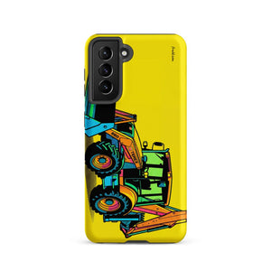Furrow & Fields Tough case for Samsung® Matte / Samsung Galaxy S21 Terex 860 Elite Pop Art | Tough case for Samsung® Quality Farmers Merch