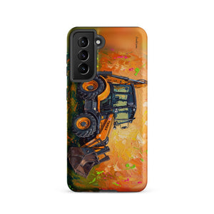 Furrow & Fields Tough case for Samsung® Matte / Samsung Galaxy S21 Terex 860 Elite Splash Art | Tough case for Samsung® Quality Farmers Merch
