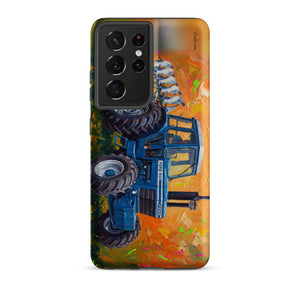 Furrow & Fields Tough case for Samsung® Matte / Samsung Galaxy S21 Ultra Ford 9700 Splash Art | Tough case for Samsung® Quality Farmers Merch