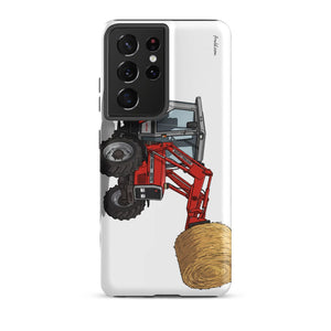 Furrow & Fields Tough case for Samsung® Matte / Samsung Galaxy S21 Ultra Massey Ferguson 3070 Autotronic | Tough case for Samsung® Quality Farmers Merch