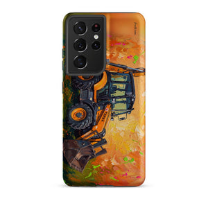 Furrow & Fields Tough case for Samsung® Matte / Samsung Galaxy S21 Ultra Terex 860 Elite Splash Art | Tough case for Samsung® Quality Farmers Merch