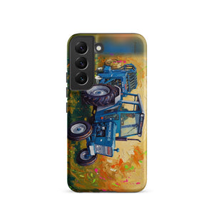 Furrow & Fields Tough case for Samsung® Matte / Samsung Galaxy S22 Ford 7600 Splash Art | Tough case for Samsung® Quality Farmers Merch