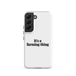 Furrow & Fields Tough case for Samsung® Matte / Samsung Galaxy S22 It's A Farming Thing | Tough case for Samsung® Quality Farmers Merch