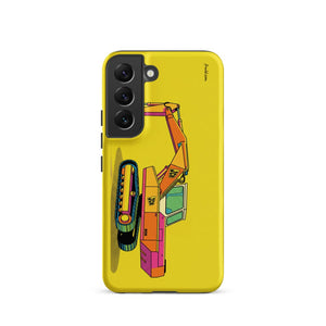 Furrow & Fields Tough case for Samsung® Matte / Samsung Galaxy S22 JCB 806 Pop Art | Tough case for Samsung® Quality Farmers Merch