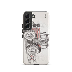 Furrow & Fields Tough case for Samsung® Matte / Samsung Galaxy S22 Massey Ferguson 375 Pencil Sketch | Tough case for Samsung® Quality Farmers Merch