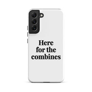 Furrow & Fields Tough case for Samsung® Matte / Samsung Galaxy S22 Plus Here for the Combines | Tough case for Samsung® Quality Farmers Merch
