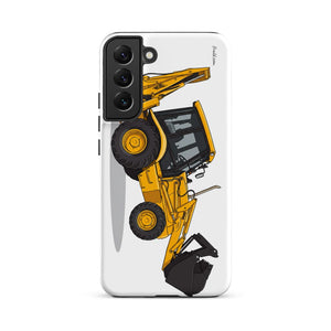 Furrow & Fields Tough case for Samsung® Matte / Samsung Galaxy S22 Plus JCB 3CX Sitemaster SRS | Tough case for Samsung® Quality Farmers Merch