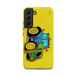 Furrow & Fields Tough case for Samsung® Matte / Samsung Galaxy S22 Plus John Deere 6R 250 Pop Art | Tough case for Samsung® Quality Farmers Merch