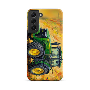 Furrow & Fields Tough case for Samsung® Matte / Samsung Galaxy S22 Plus John Deere 8345R Splash Art | Tough case for Samsung® Quality Farmers Merch