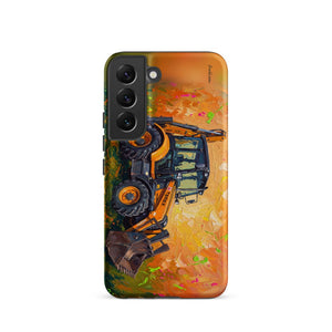 Furrow & Fields Tough case for Samsung® Matte / Samsung Galaxy S22 Terex 860 Elite Splash Art | Tough case for Samsung® Quality Farmers Merch