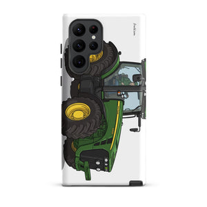 Furrow & Fields Tough case for Samsung® Matte / Samsung Galaxy S22 Ultra John Deere 8345R | Tough case for Samsung® Quality Farmers Merch