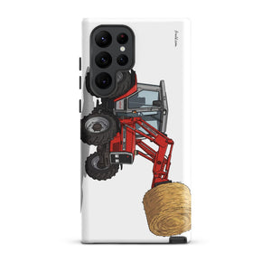 Furrow & Fields Tough case for Samsung® Matte / Samsung Galaxy S22 Ultra Massey Ferguson 3070 Autotronic | Tough case for Samsung® Quality Farmers Merch