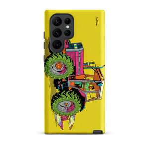 Furrow & Fields Tough case for Samsung® Matte / Samsung Galaxy S22 Ultra Massey Ferguson 375 Pop Art | Tough case for Samsung® Quality Farmers Merch