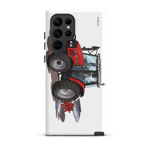 Furrow & Fields Tough case for Samsung® Matte / Samsung Galaxy S22 Ultra Massey Ferguson 6255 | Tough case for Samsung® Quality Farmers Merch