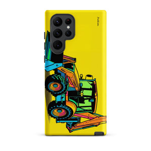 Furrow & Fields Tough case for Samsung® Matte / Samsung Galaxy S22 Ultra Terex 860 Elite Pop Art | Tough case for Samsung® Quality Farmers Merch