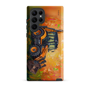 Furrow & Fields Tough case for Samsung® Matte / Samsung Galaxy S22 Ultra Terex 860 Elite Splash Art | Tough case for Samsung® Quality Farmers Merch