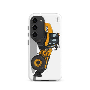 Furrow & Fields Tough case for Samsung® Matte / Samsung Galaxy S23 JCB TM420 | Tough case for Samsung® Quality Farmers Merch