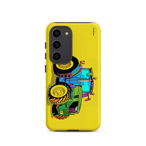 Furrow & Fields Tough case for Samsung® Matte / Samsung Galaxy S23 John Deere 6R 250 Pop Art | Tough case for Samsung® Quality Farmers Merch