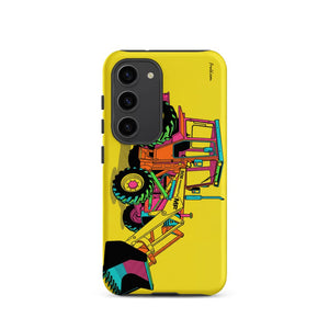 Furrow & Fields Tough case for Samsung® Matte / Samsung Galaxy S23 Massey Ferguson 50E Pop Art | Tough case for Samsung® Quality Farmers Merch