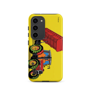Furrow & Fields Tough case for Samsung® Matte / Samsung Galaxy S23 Massey Ferguson 6180 Pop Art | Tough case for Samsung® Quality Farmers Merch