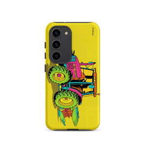 Furrow & Fields Tough case for Samsung® Matte / Samsung Galaxy S23 Massey Ferguson 6255 Pop Art | Tough case for Samsung® Quality Farmers Merch