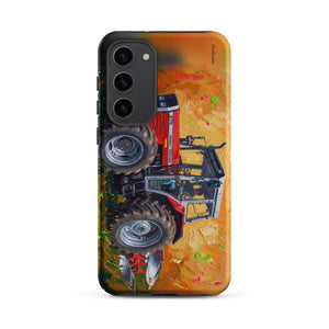 Furrow & Fields Tough case for Samsung® Matte / Samsung Galaxy S23 Plus Massey Ferguson 375 Splash Art | Tough case for Samsung® Quality Farmers Merch