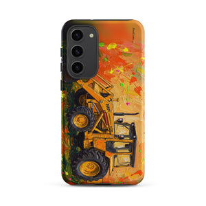 Furrow & Fields Tough case for Samsung® Matte / Samsung Galaxy S23 Plus Massey Ferguson 50E Splash Art | Tough case for Samsung® Quality Farmers Merch