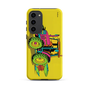 Furrow & Fields Tough case for Samsung® Matte / Samsung Galaxy S23 Plus Massey Ferguson 6255 Pop Art | Tough case for Samsung® Quality Farmers Merch