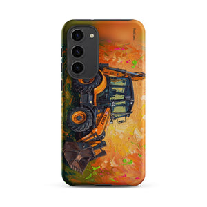 Furrow & Fields Tough case for Samsung® Matte / Samsung Galaxy S23 Plus Terex 860 Elite Splash Art | Tough case for Samsung® Quality Farmers Merch